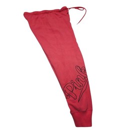 Victoria's Secret PINK Pants Womens Fleece Sweatpants Elastic Waist Logo Medium 