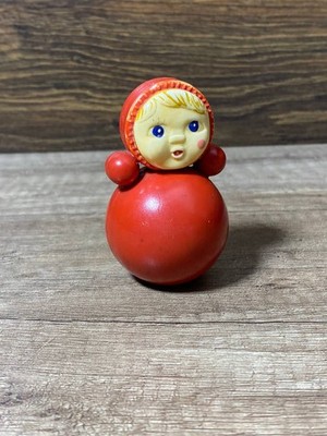VINTAGE NEVALYASHKA RUSSIA RUSSIAN CHILDREN S KIDS ROLY-POLY TOY DOLL