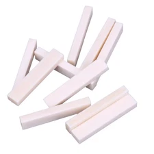 10Pcs Nut Guitar Ukulele Luthier Saddle Acoustic Bass DIY Saddle Builder Part