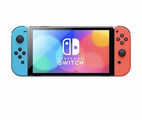 Nintendo Switch OLED Model 64GB Console Neon Blue/Neon Red Joy-Con HDMI HEG-001