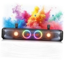 26 Inch 6 Speaker UTV Sound Bar, Bluetooth Golf Cart Speakers Color 26IN