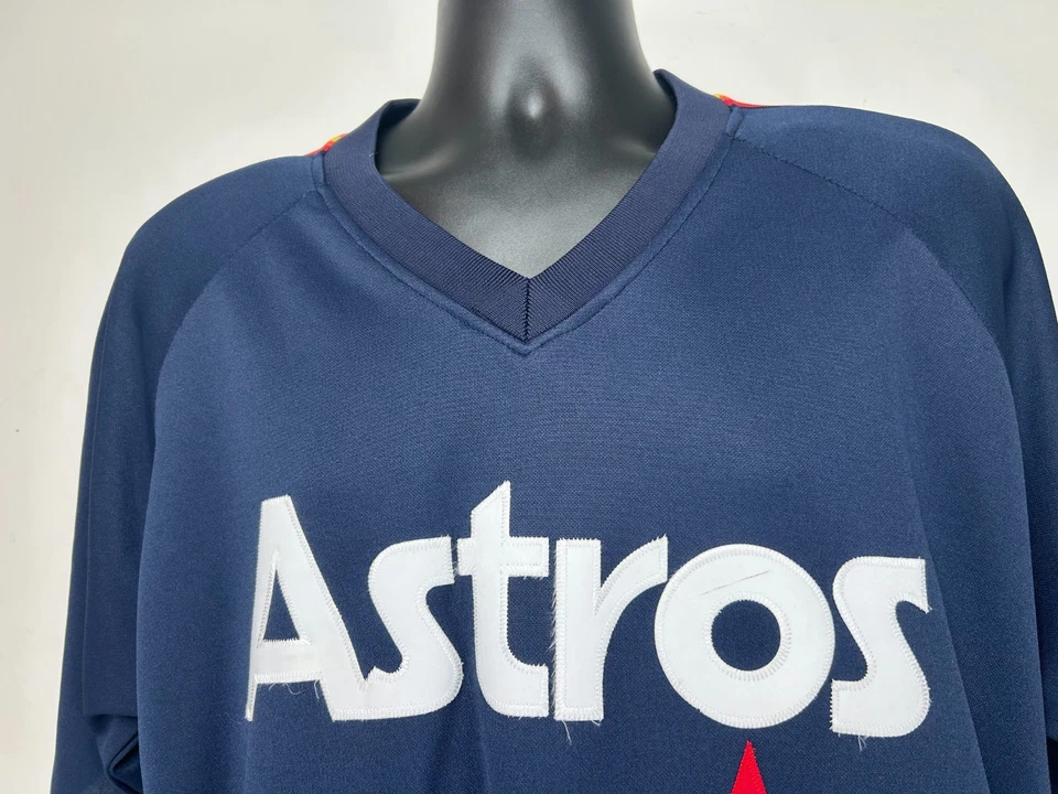 Vintage Mitchell & Ness Nolan Ryan 1986 Houston Astros Jersey Sz 54 Made in USA - Image 3 of 4