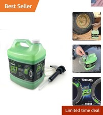 1 Gallon Non-Toxic Tire Tube Repair Sealant - Seals Punctures Prevents Flats
