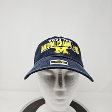 Michigan Wolverines Hat Snap Back One Size Black NCAA Fan Favorite 2023 Champs