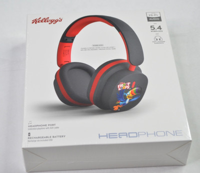 NIB 2025 Kellogg's Cereal Promo Froot Loops Toucan Sam Mascot Headphones Sealed