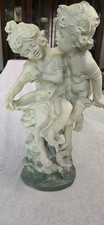 Classic Art Nouveau Two Cherubs Statue. Desig...