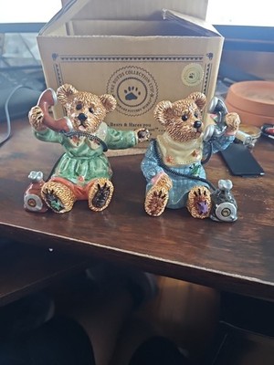 Boyds Bearware Pottery Alexandra&Belle The Spice of life Salt&Pepper Shakers