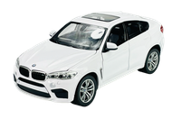 Rastar Bmw X6M Weiss 1:24 Die Cast Metal Model Neu Im Kasten 56600