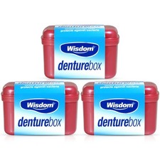 3x Wisdom Denture Box
