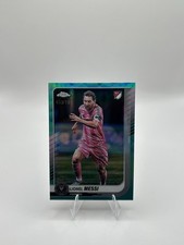 Lionel Messi 2025 Topps Chrome MLS Aqua Refractor 053/199 Inter Miami CF #10