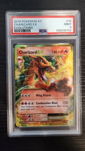 2016 Pokemon XY Evolutions Charizard EX 12/108 PSA 9 Mint
