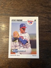 1992 SkyBox Pre-Rookie - Huntsville Stars Steve Phoenix #318 (RC) Autograph Card