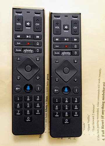 Lot Of 2 XFINITY XR15UQ TV Voice Activation Remote Control Clicker ...
