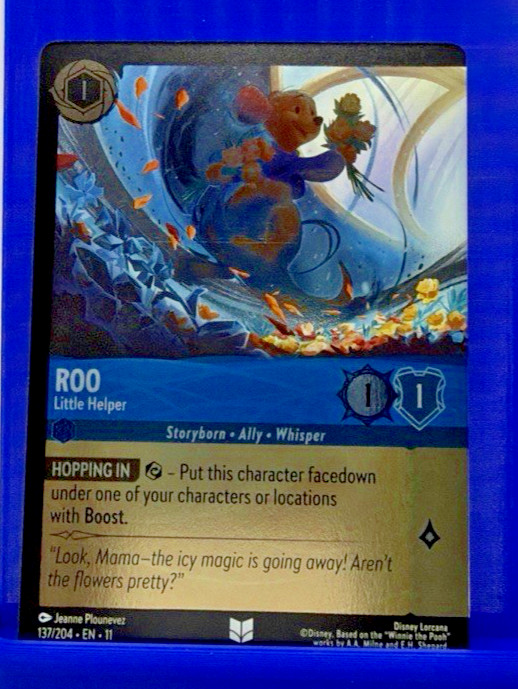 Disney Lorcana-Winterspell-Roo-Little Helper-#137-Cold Foil-M/NM