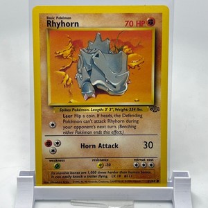 rhyhorn pokemon card value Rhyhorn 61 64
