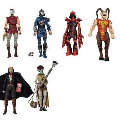 NECA TMNT Mirage Comics Figure Lot Shredder, Casey Jones, April,  Savanti Romero