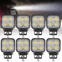 8X 12W Auto Led Arbeitsscheinwerfer Scheinwerfer Lightbar Offroad Suv Lkw 12/24V