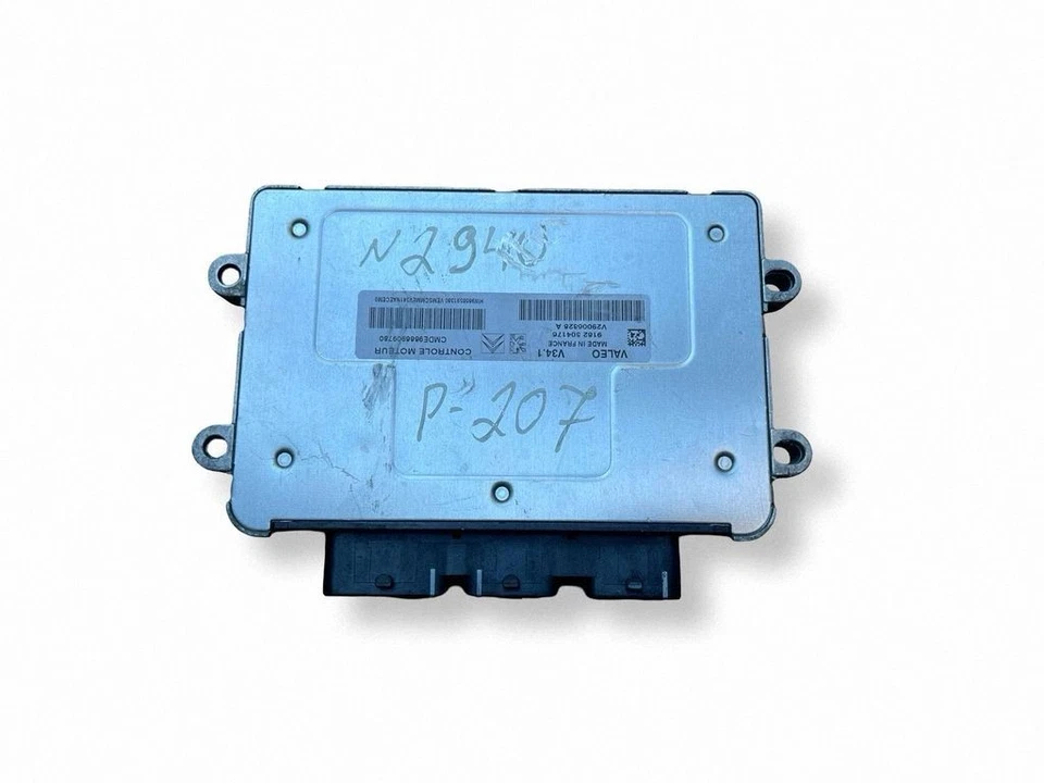 Peugeot 207 2009 Unité de commande, module ECU de moteur V29006828 MDB50267 - Photo 3/4