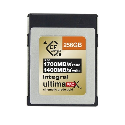 Integral 256GB CFexpress Memory Card Type B 2.0 12K and 256gb, Cfexpress Gold