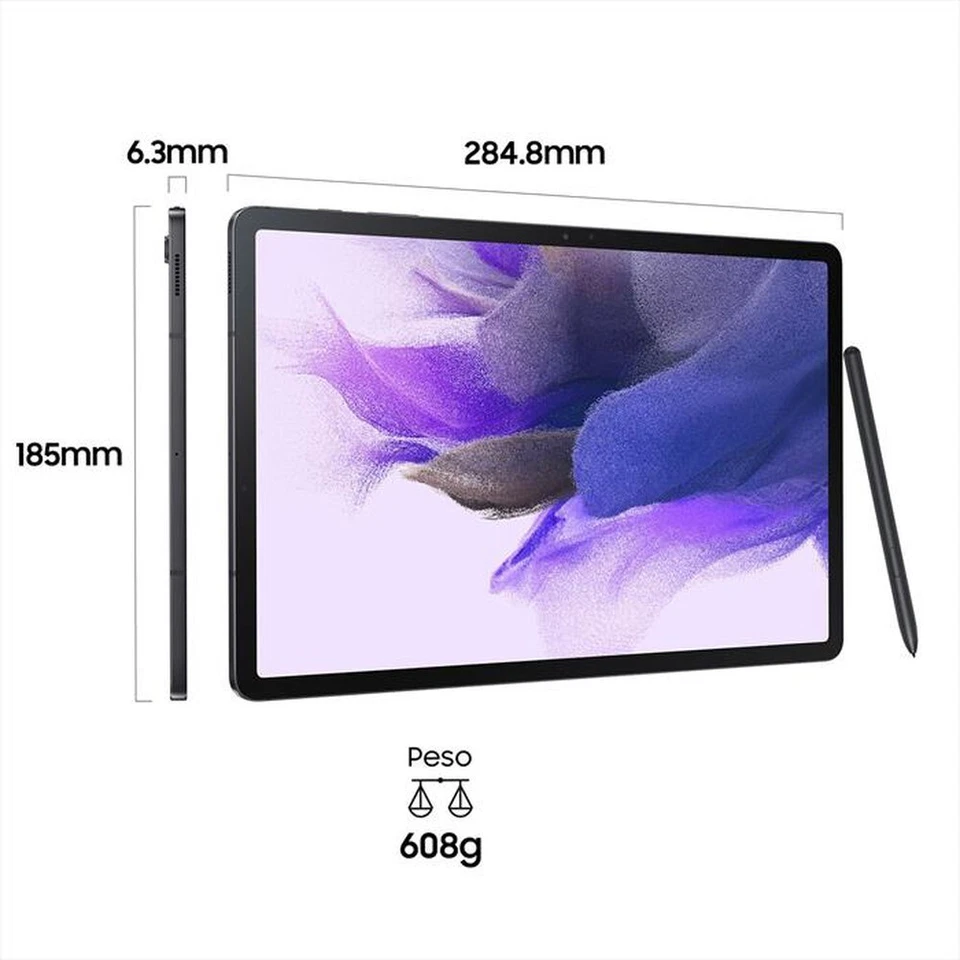 Samsung Galaxy Tab S7 FE · 256GB · Wi-Fi, foto 3 di 5