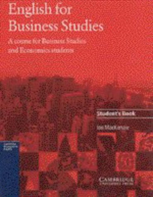 English for Business Studies Student's book: A Course for... - MacKenzie, Ian