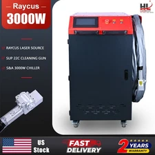 3000W Raycus Laser Cleaning Machine Fiber Laser Cleaner Oil Rust Paint Removal