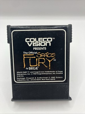 Vintage Game  Coleco Vision & Adam Computer System Black (GAME ONLY) SPACE FURY
