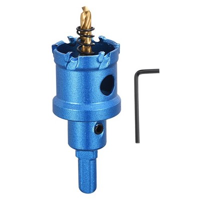 How Saw Kit 1-11/32'' Cutting Diameter Tungsten Carbide Cemented Alloy Blue