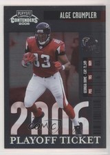 2006 Playoff Contenders Playoff Ticket 97/199 Alge Crumpler #4 14gy