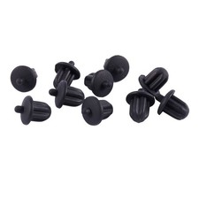 10x Black Rubber 6.35mm Audio Jack PC DVD Microphone Socket Dust Cover G7K51341