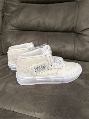 Vans Half Cab Skateboard Shoes White PopCush Duracap Men s Size 4