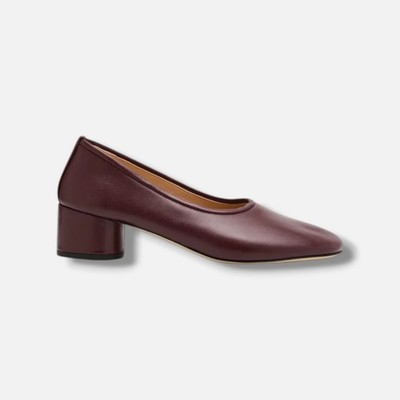 Dear Frances Women's Red Balla Leather Pumps Shoes Size EU:38 US:8