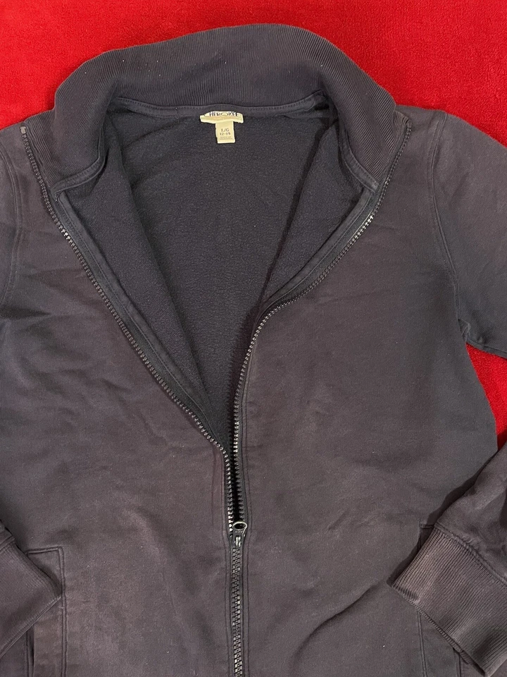 Sudadera Cherokee para niño manga larga cremallera completa cuello alto azul talla: L (12-14) Foto 4 de 4