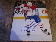 LARS ELLER SIGNED 8x10 GLOSSY PHOTO ST. LOUIS BLUES MONTREAL CANADIENS (A)