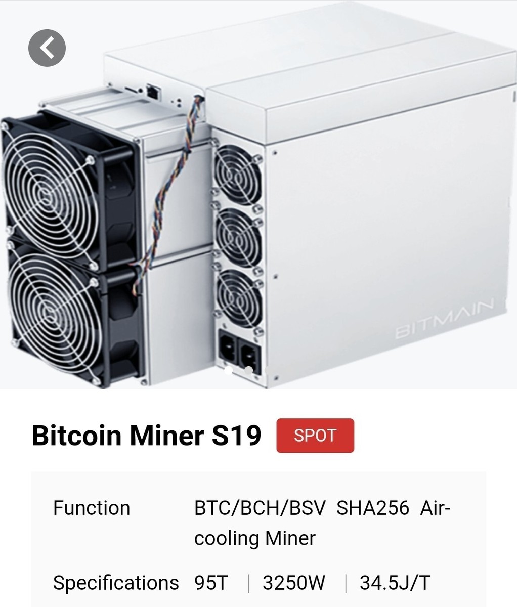 Bitmain Antminer S19 Bitcoin Miner 95TH uk stock crypto miner | eBay UK