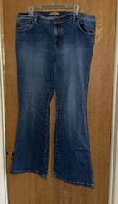 Vintage 2004 Tommy Hilfiger Women's Jeans 17R Low Rise Flared Bottom 34" Inseam