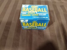 1990 Fleer Baseball Update Complete FACTORY SEALED Box Set Frank Thomas Rc