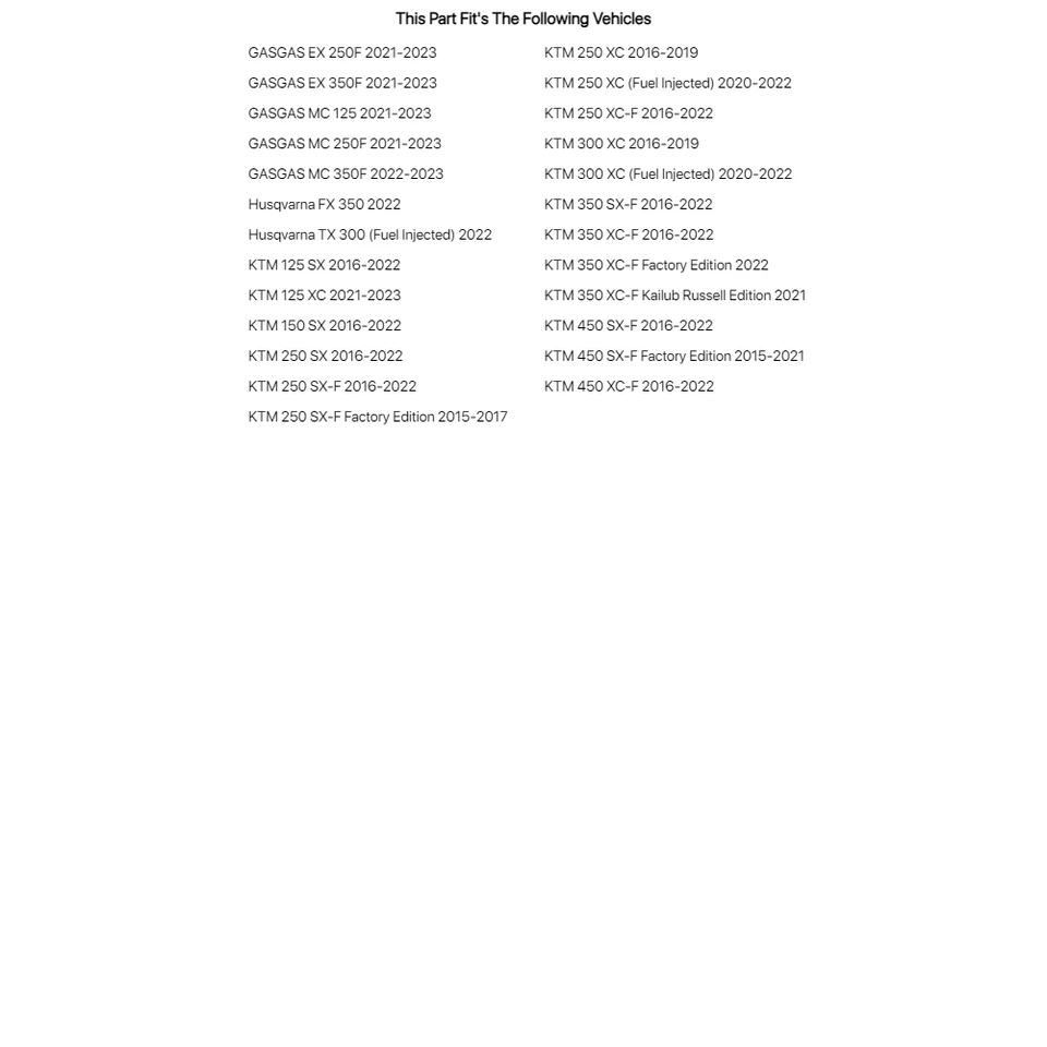 Montaje de manillar Fastway KTM/Husqvarna Foto 4 de 4