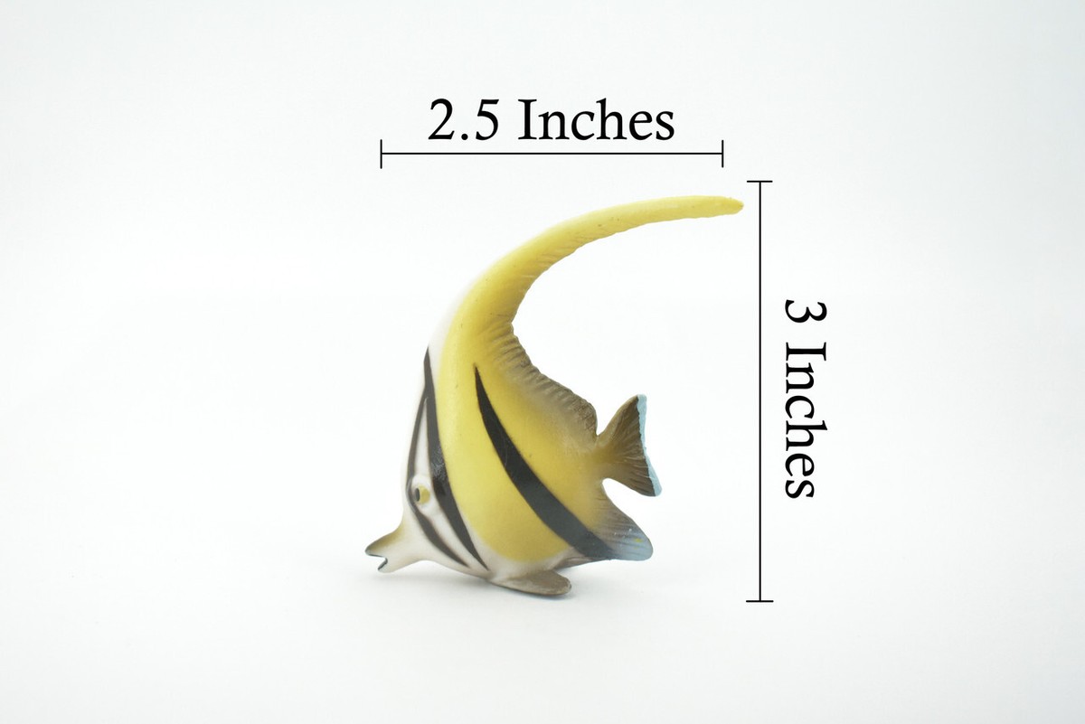 Moorish Idol, Tropical Fish Toy, Realistic, Figure, Toy Kids Gift