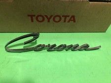 Toyota Corona Script Emblem Badge NOS