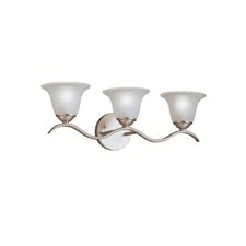Kichler Dover 22in 3-Light Bath Vanity Light Brushed Nickel
