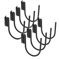 8PCS 5/16" E-Track J Hooks Heavy Duty Black Cargo Secure for Truck Trailer