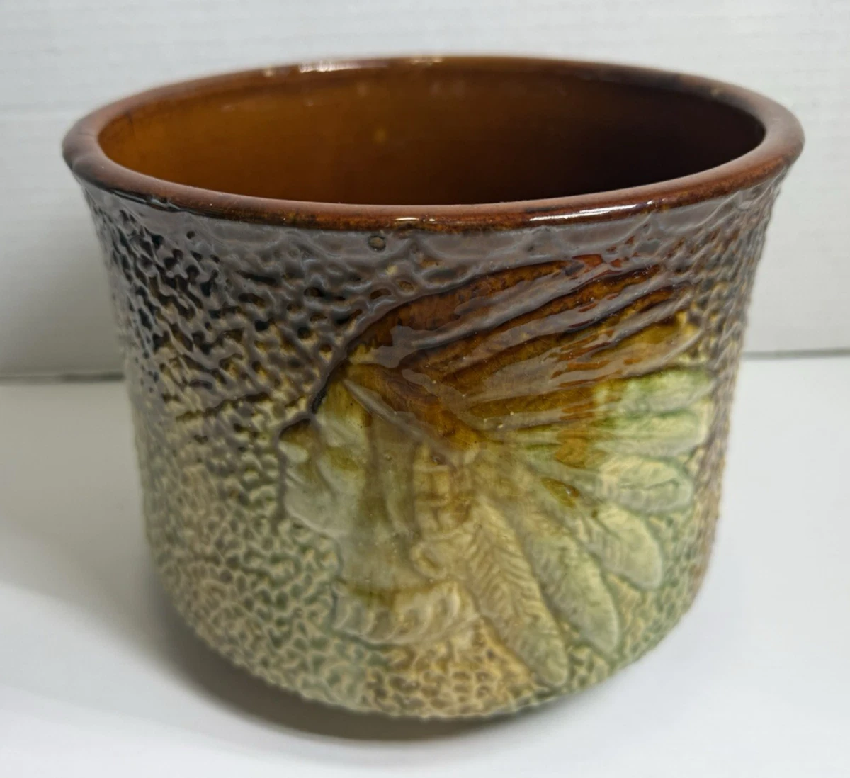 ビンテージ　ポタリー Bennington Crock Indiana Antique Ceramic & Porcelain Crocks for