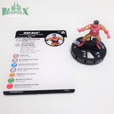 Heroclix Black Panther and the Illuminati set Iron Man 001 Common fig w/card 