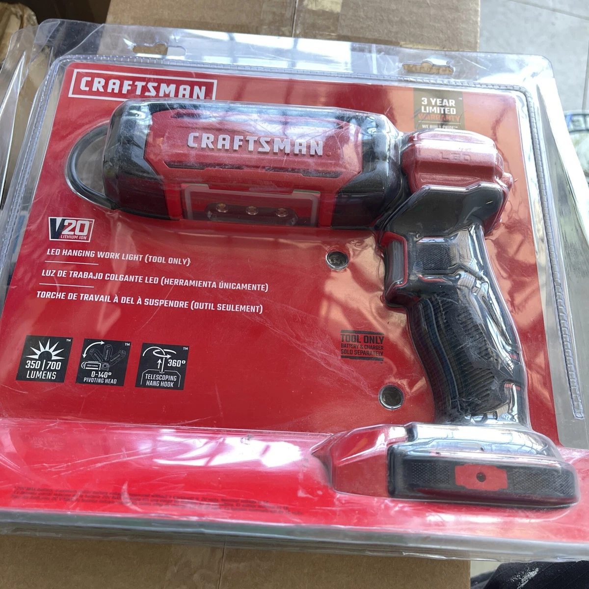 Craftsman rechargeable light online