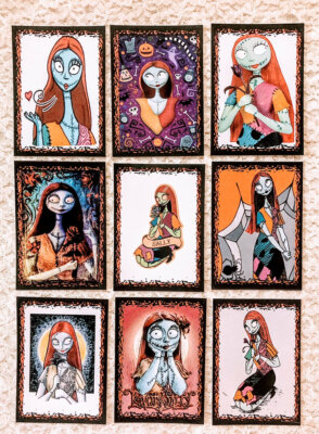 (9) Sally Nightmare Before Christmas~Pocket Pen Pal Letter~Insert Cards~246N
