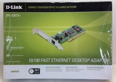 D-Link dFE-530TX+ 10/100 Fast Ethernet Desktop Adapter