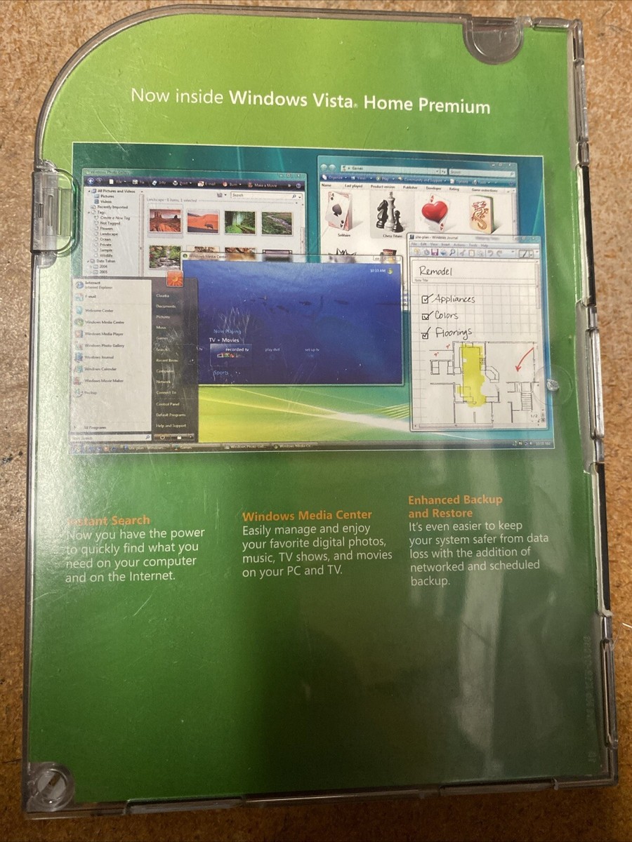 Microsoft Windows Vista Home Premium SP1 Full Version for Windows Microsoft Windows Vista Home Premium SP1 Full Version for Windows