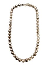 Tiffany  Co. Necklace Tiffany HardWear Sterling Silver Ball Beaded 18" Long