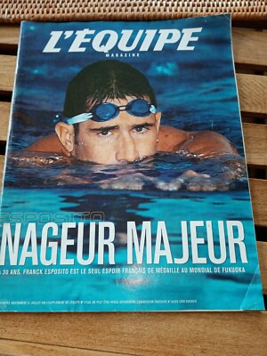 L'EQUIPE MAGAZIN-Nr. 1002-Juli 2001-Franck Exposito-Schwimmen 